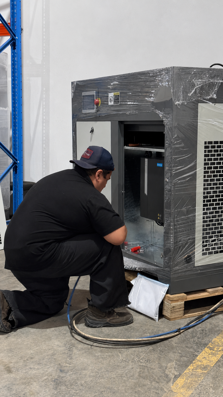 Suporte tecnico da ODIN em operacao industrial